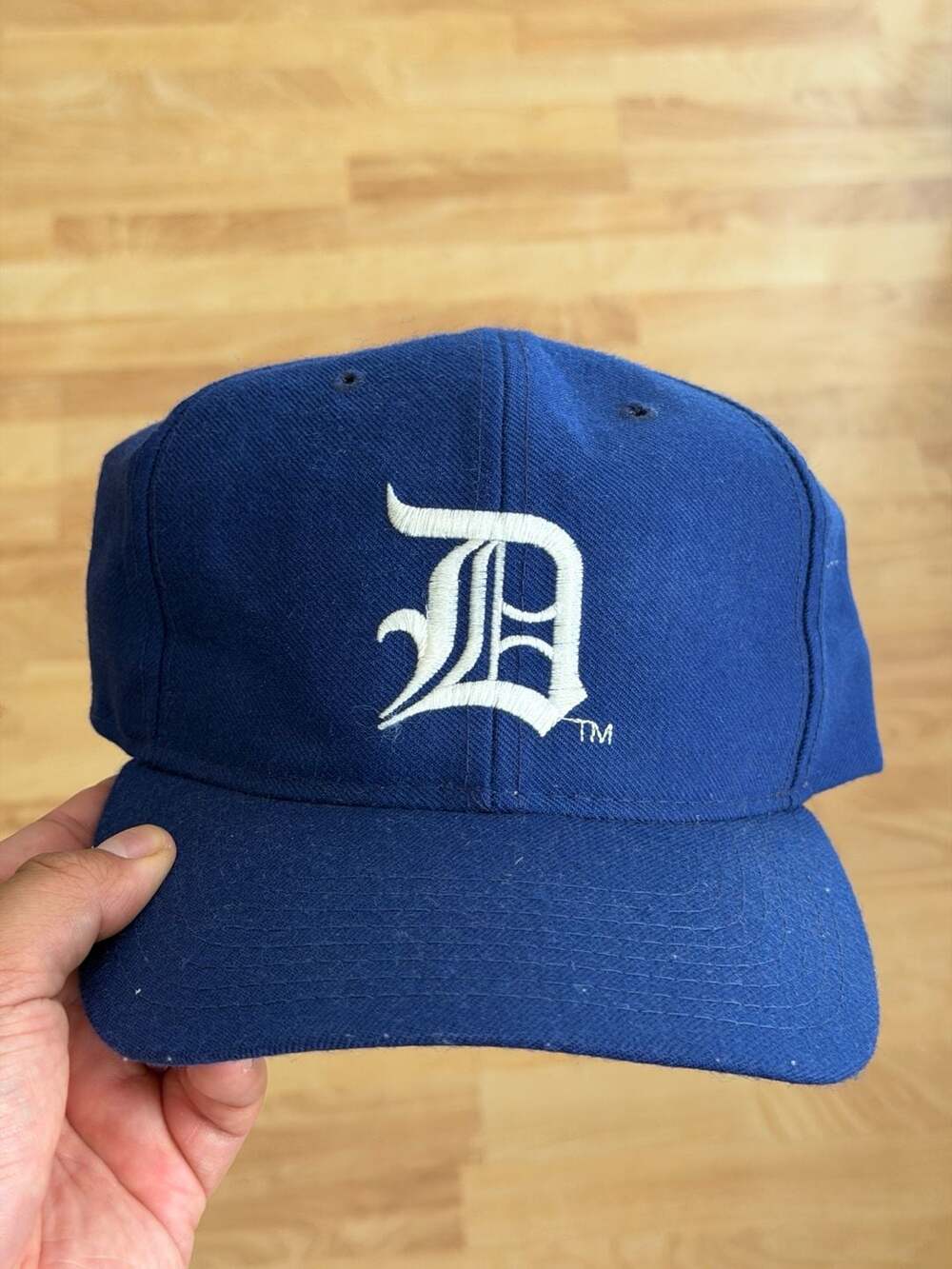 Duke Vintage Old English Wool Snapback Royal Blue
